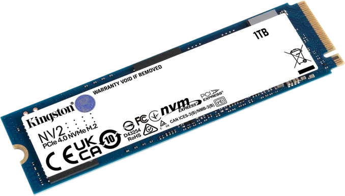 Bild av Kingston NV2 M.2 NVMe Gen 4 1TB